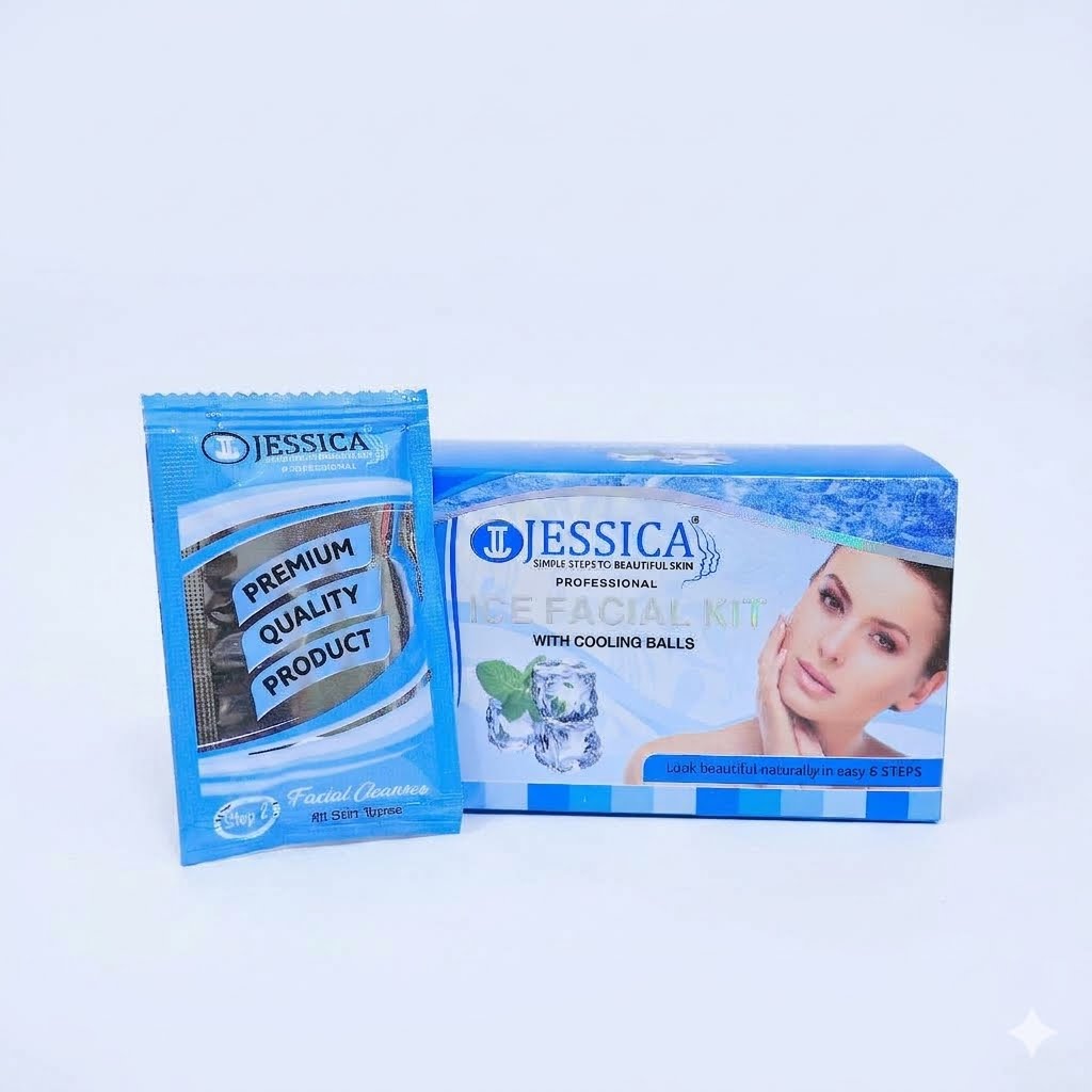 Jessica Professional Ice Facial Kit with Cooling Balls (6 Steps)