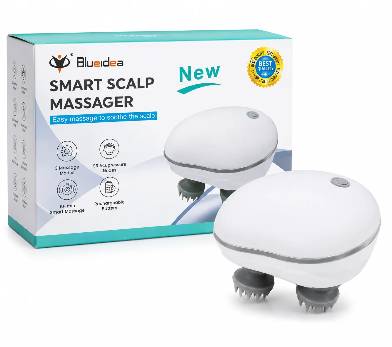 Blueidea Smart Scalp Massager – Effortless Scalp Relaxation and Care