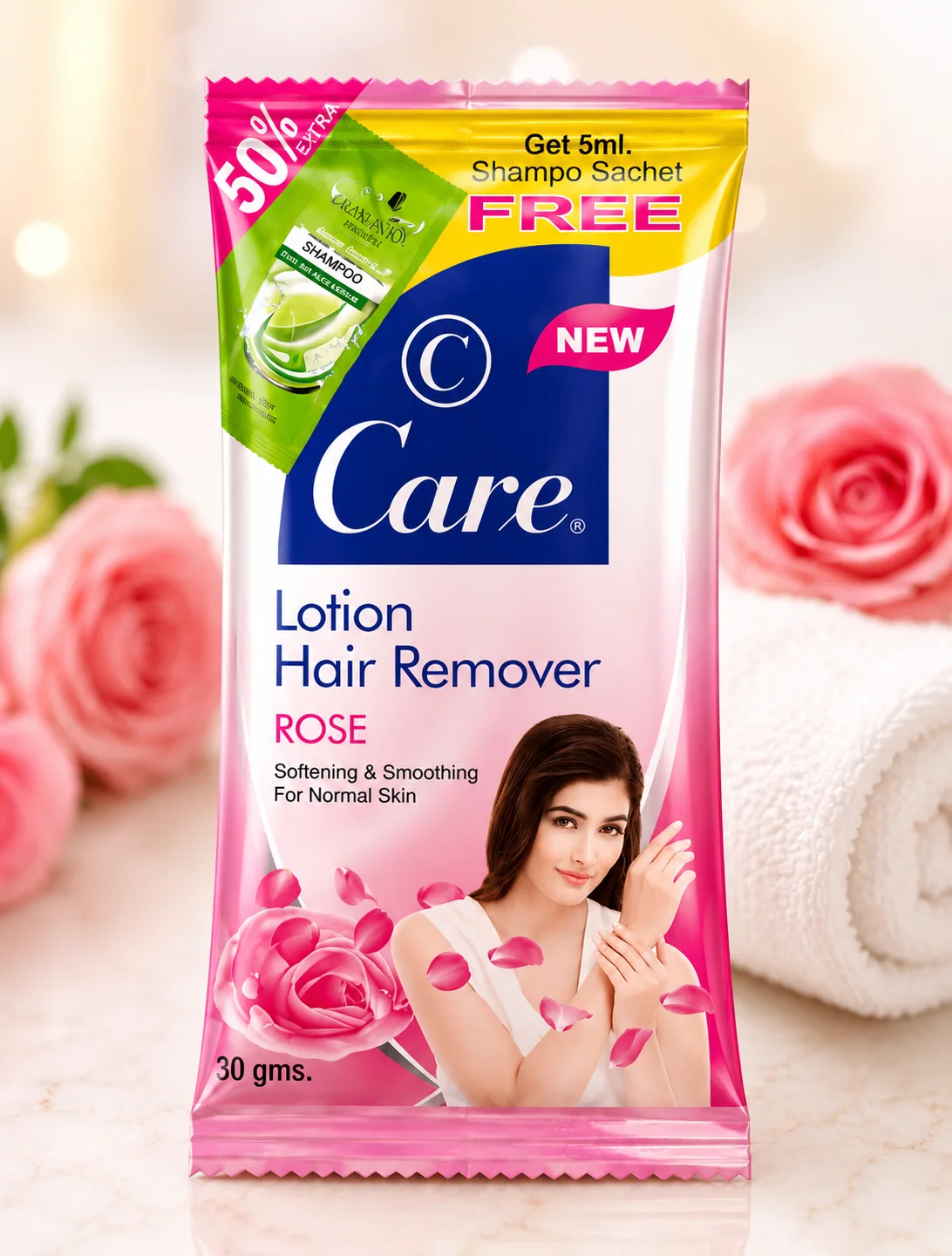 Care Rose Lotion Hair Remover Cream