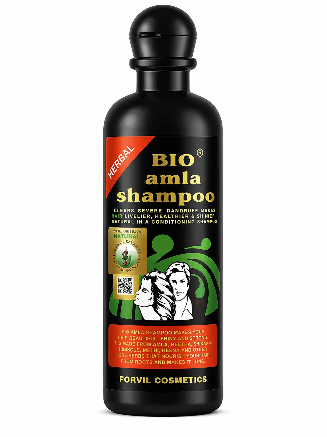 Bio Amla Herbal Anti-Dandruff Shampoo – 470ml