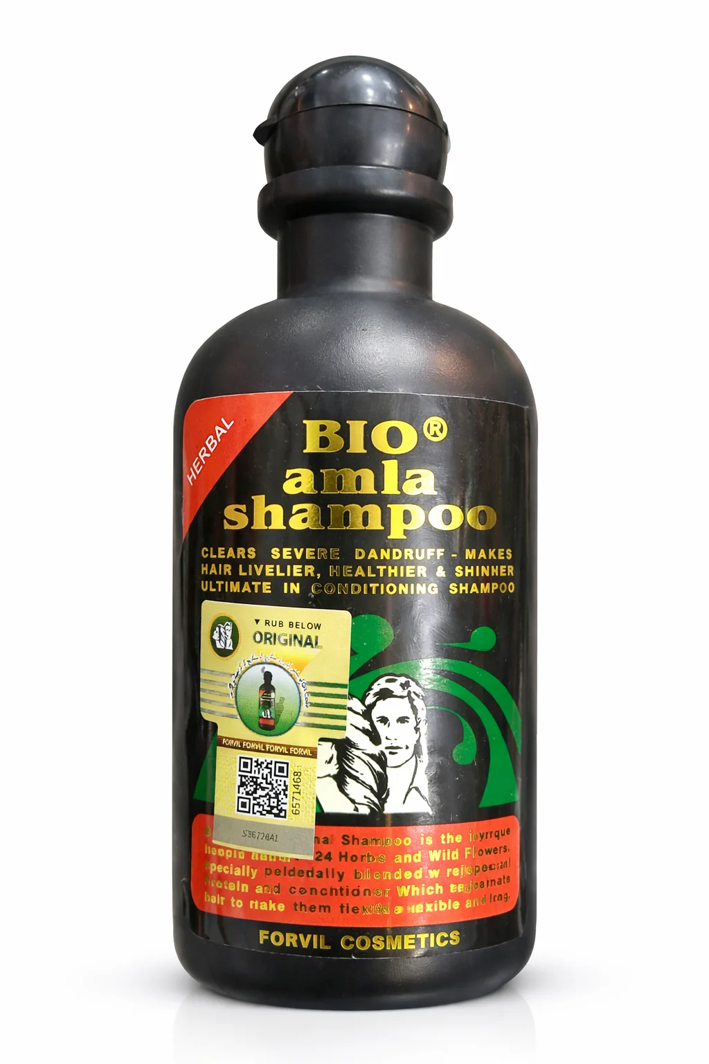 Bio Amla Herbal Shampoo – Anti-Dandruff & Hair Strengthening 280ML