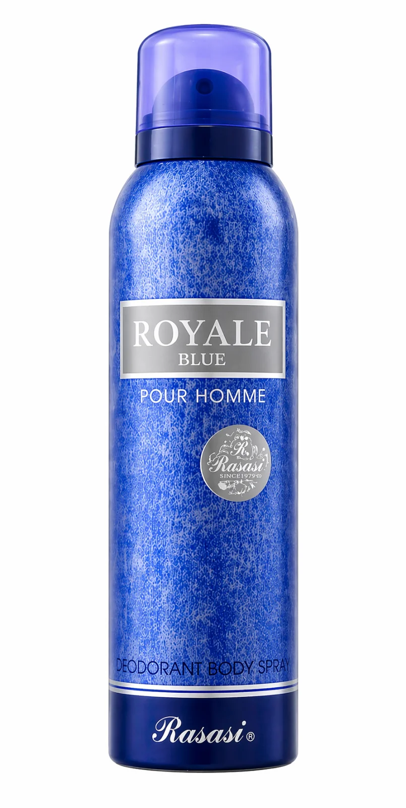 Rasasi Royale Blue Pour Homme Deodorant Body Spray – Long Lasting Fragrance