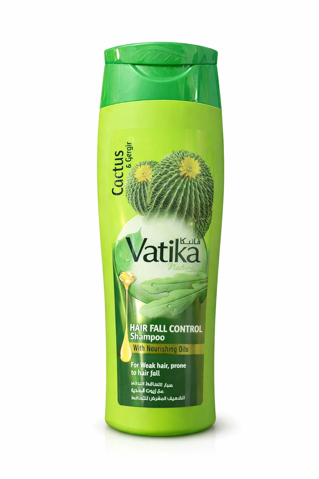 Vatika Naturals Cactus Hair Fall Control Shampoo 360ml (For Weak & Hair Fall-Prone Hair)