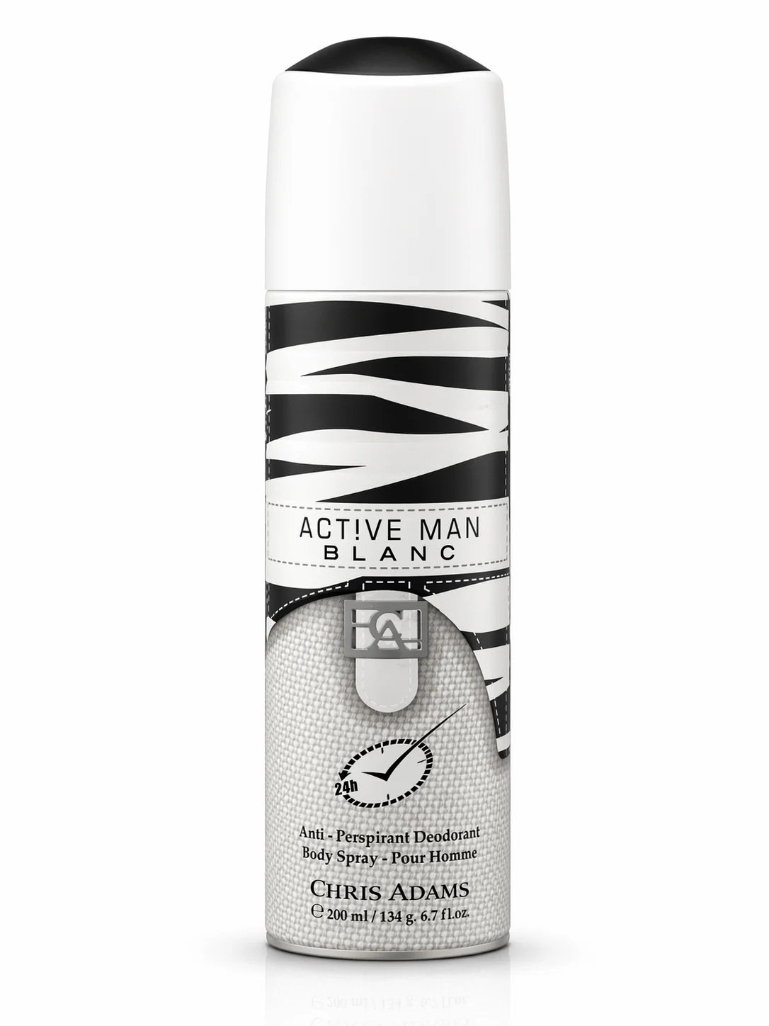 Chris Adams Active Man Blanc Anti-Perspirant Body Spray for Men – Long Lasting Freshness (200ml)