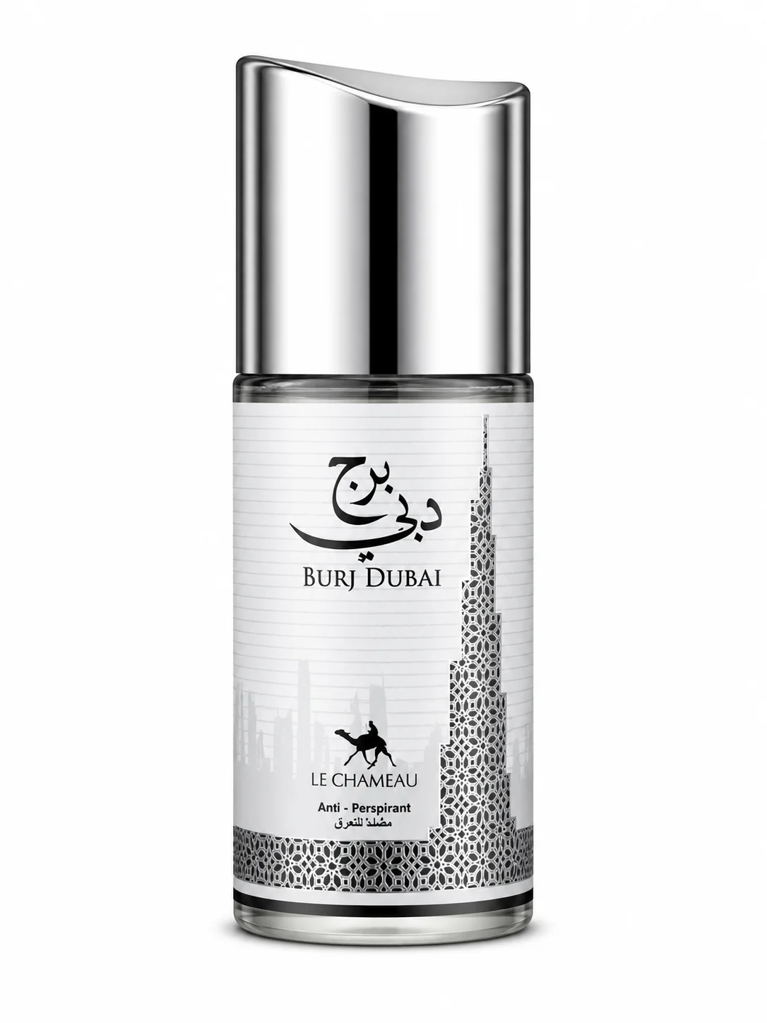 Le Chameau Burj Dubai Anti-Perspirant Spray – Long Lasting Fresh & Elegant Fragrance for Men 60ML