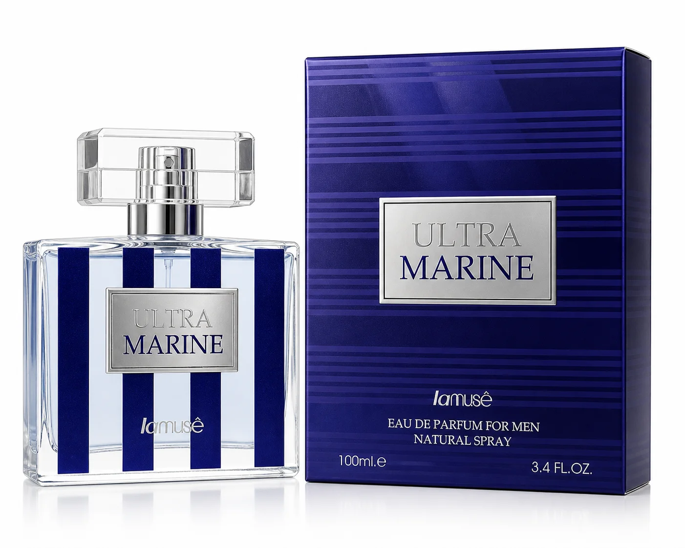 Ultra Marine by Lamusé Eau De Parfum for Men – 100ml | Fresh Long Lasting Fragrance