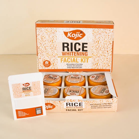 KOJIC RICE WHITENING FACIAL KIT 6STEPS