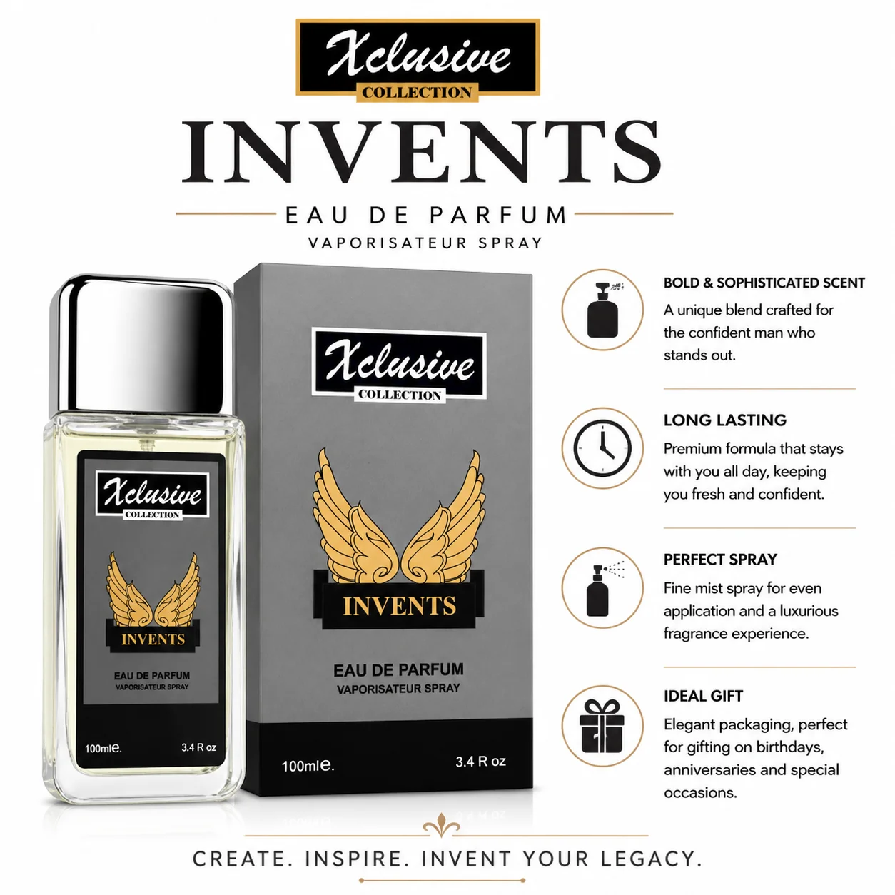 Invents Eau de Parfum by Xclusive Collection 100ML