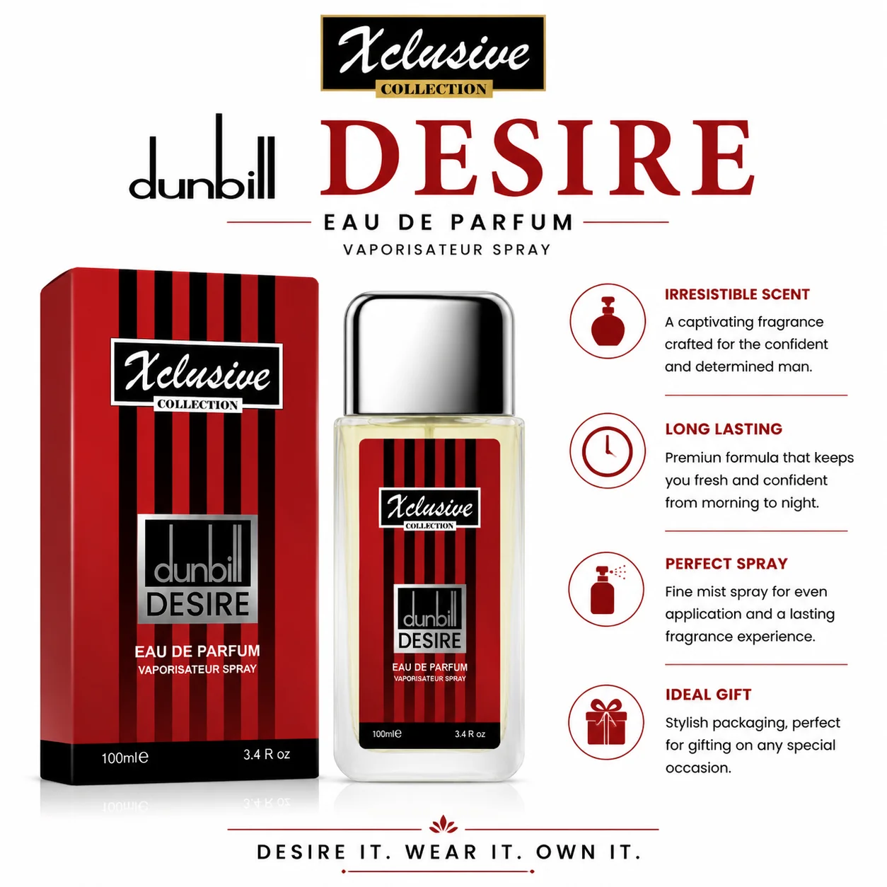 Dunbill Desire Eau de Parfum by Xclusive Collection 100ML