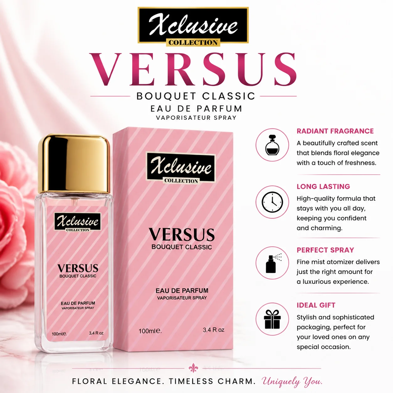 Versus Bouquet Classic Eau de Parfum by Xclusive Collection 100ML