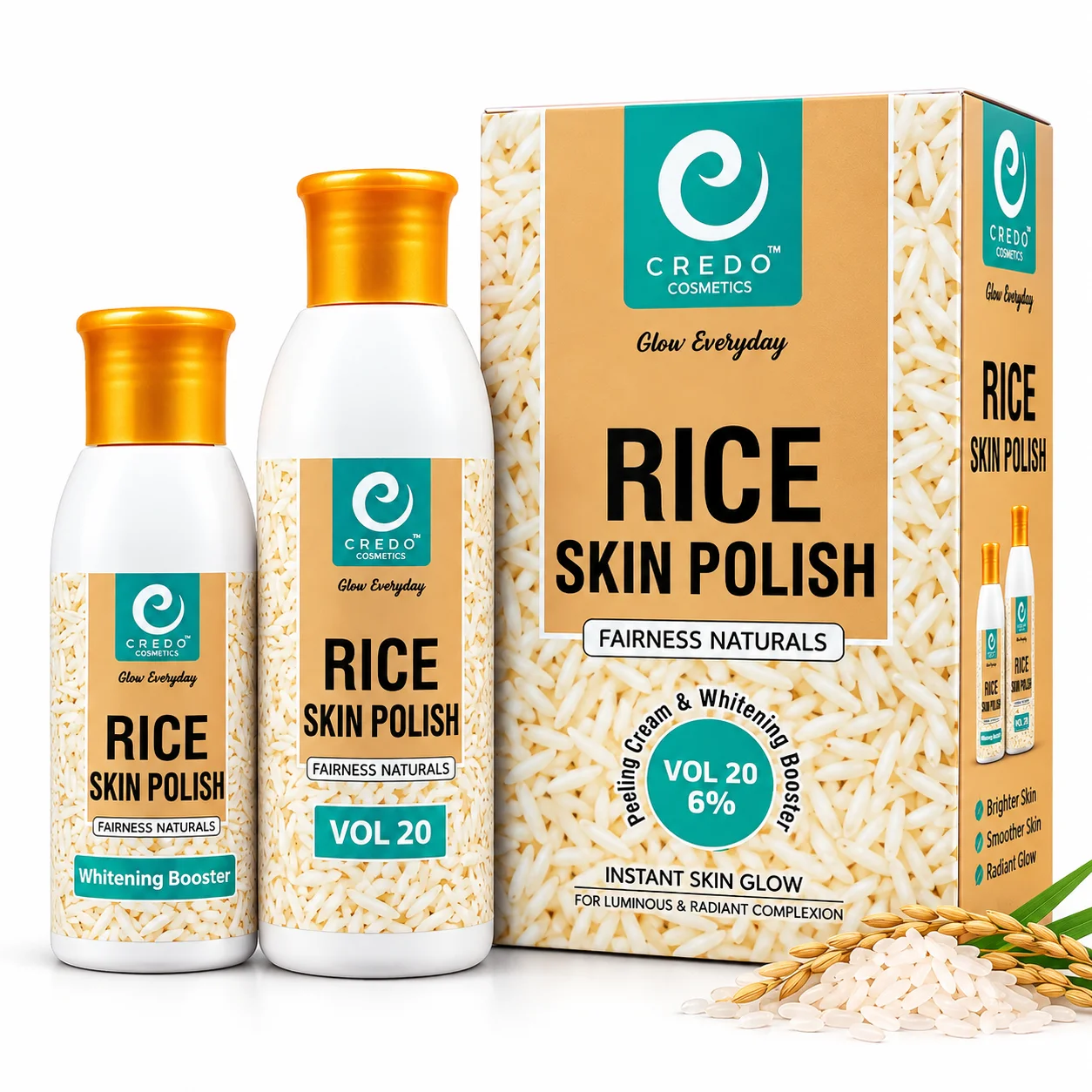 Credo Rice Skin Polish Vol 20 – Professional Skin Polishing Kit