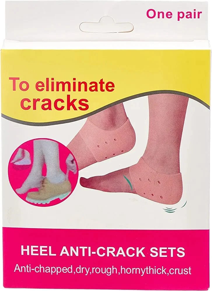 Silicone Gel Heel Anti-Crack Sets (One Pair)