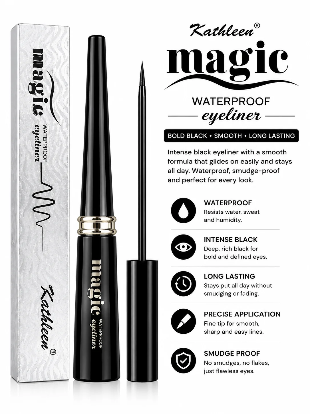 Kathleen Magic Waterproof Eyeliner