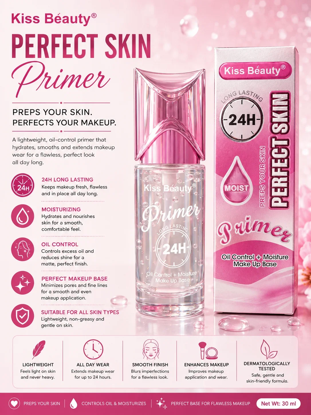 Kiss Beauty Perfect Skin Primer