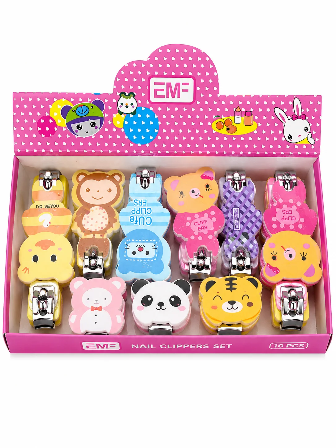 Cute Cartoon Nail Clipper Set – Kids & Family Grooming Kit