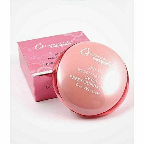 Glamorous Face Two Way Cake Face Powder - SPF 35 Oil-Free Matte Foundation (100% Original)