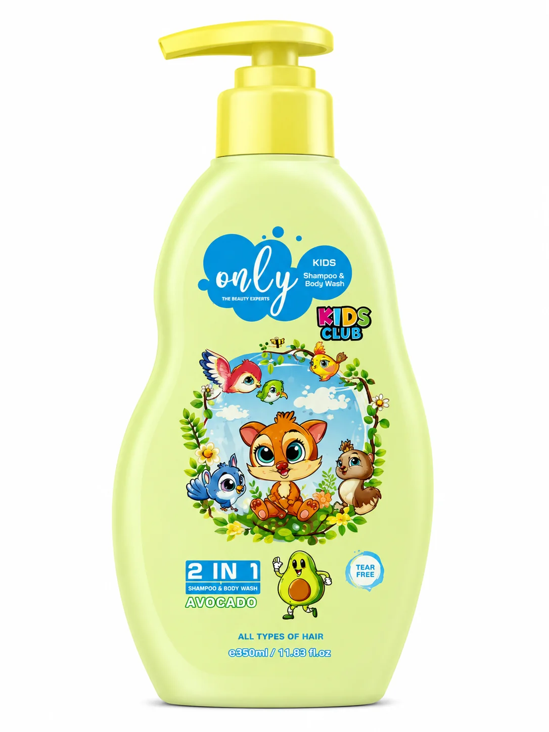 Only Kids Club 2-in-1 Shampoo & Body Wash – Avocado