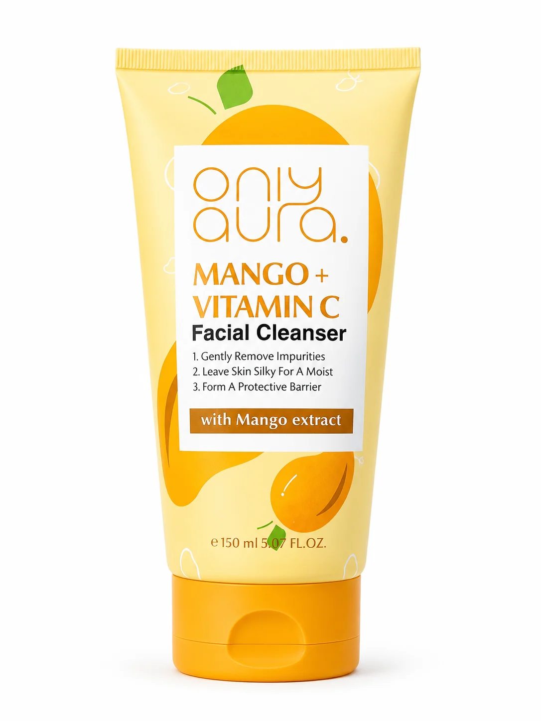 Only Aura Mango + Vitamin C Facial Cleanser – (150ml)