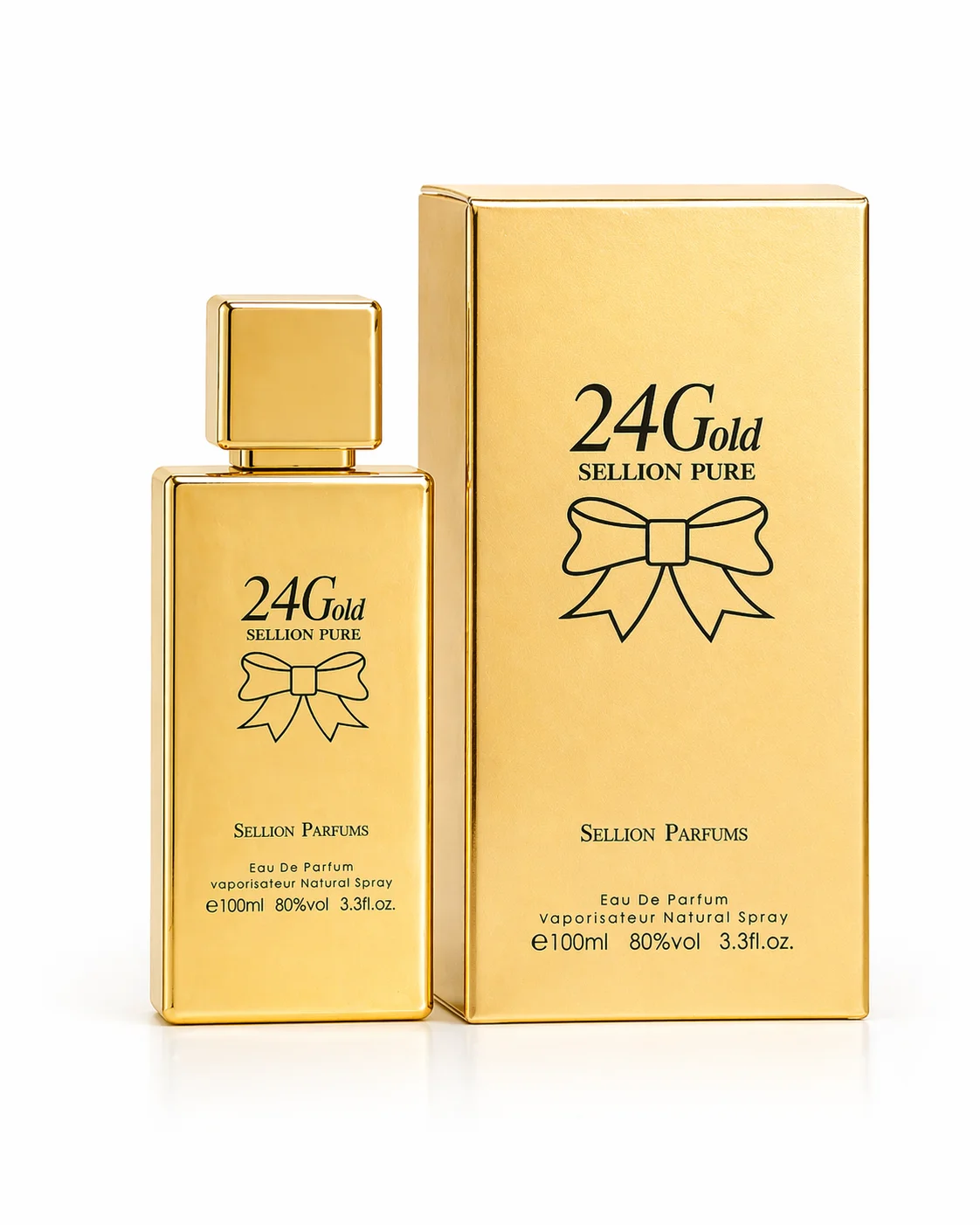 24 Gold Sellion Pure Eau De Parfum – Premium Long Lasting Fragrance 100ml