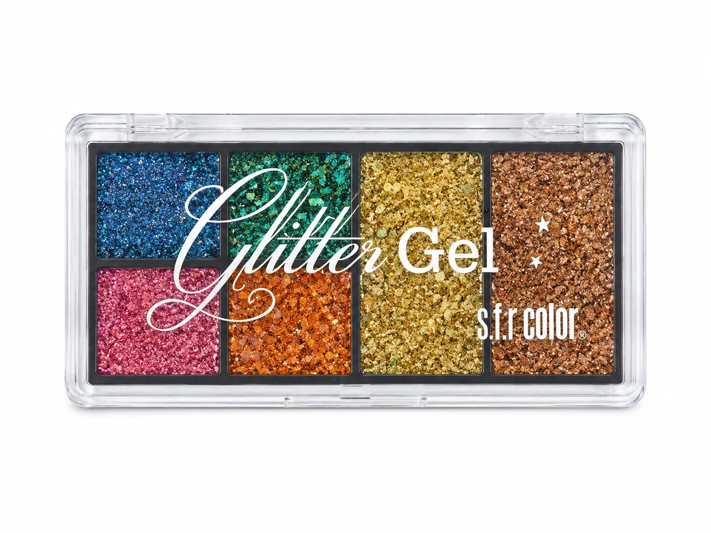 Glitter Gel 6 Color Shimmer Makeup Palette