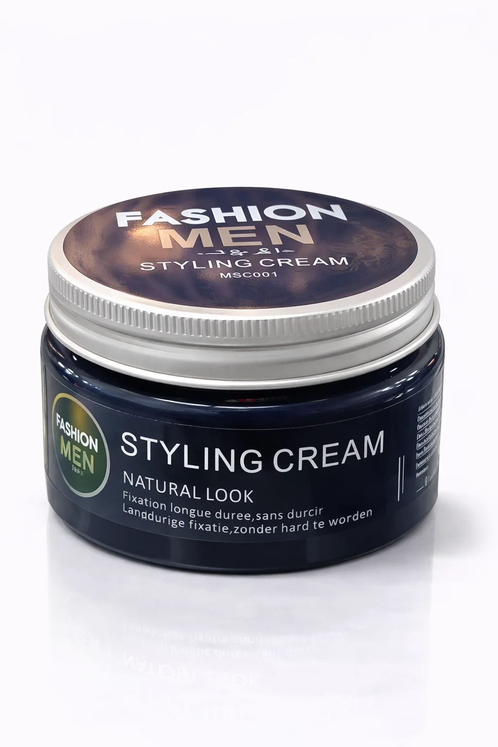 Fashion Men Natural Look Styling Cream – Long Lasting Hair Hold 150G