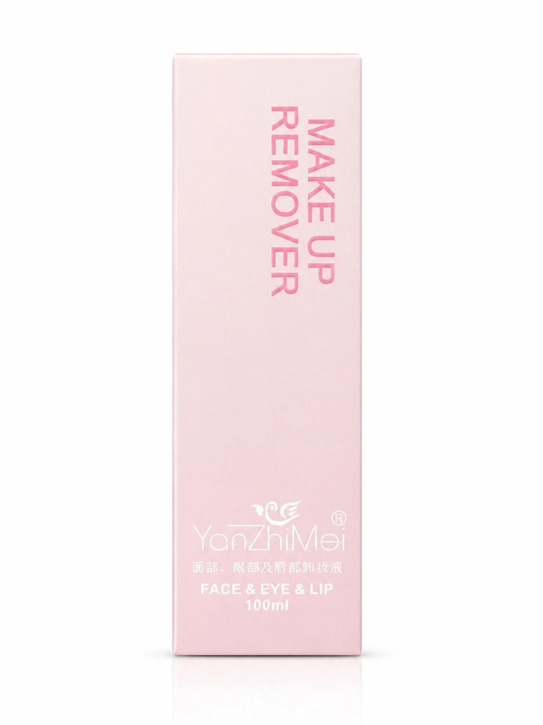 YanZhiMei Makeup Remover Face, Eye & Lip – Gentle Cleansing Solution 100ml