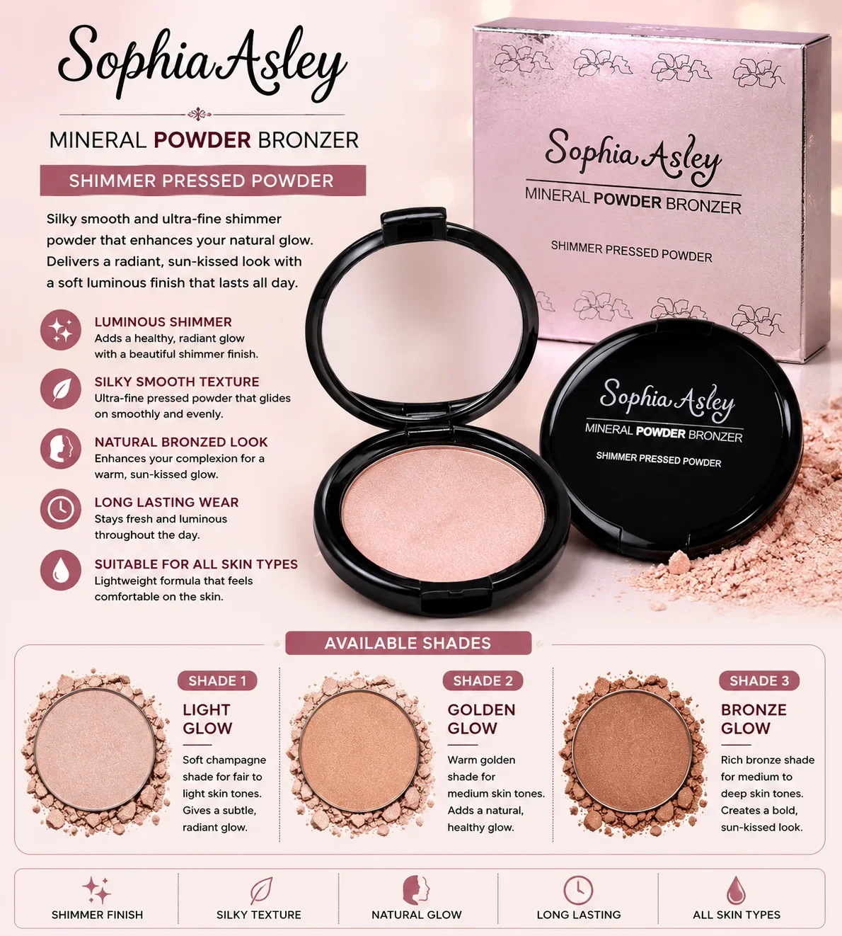 Sophia Asley Mineral Powder Bronzer