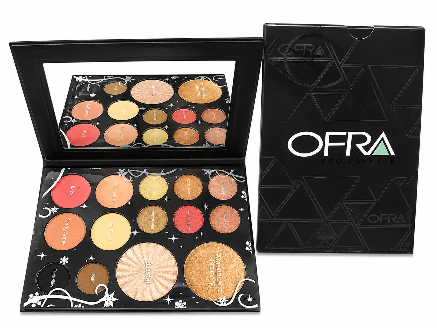 OFRA Pro Makeup Palette – Multi Shade Eyeshadow, Blush & Highlighter Kit