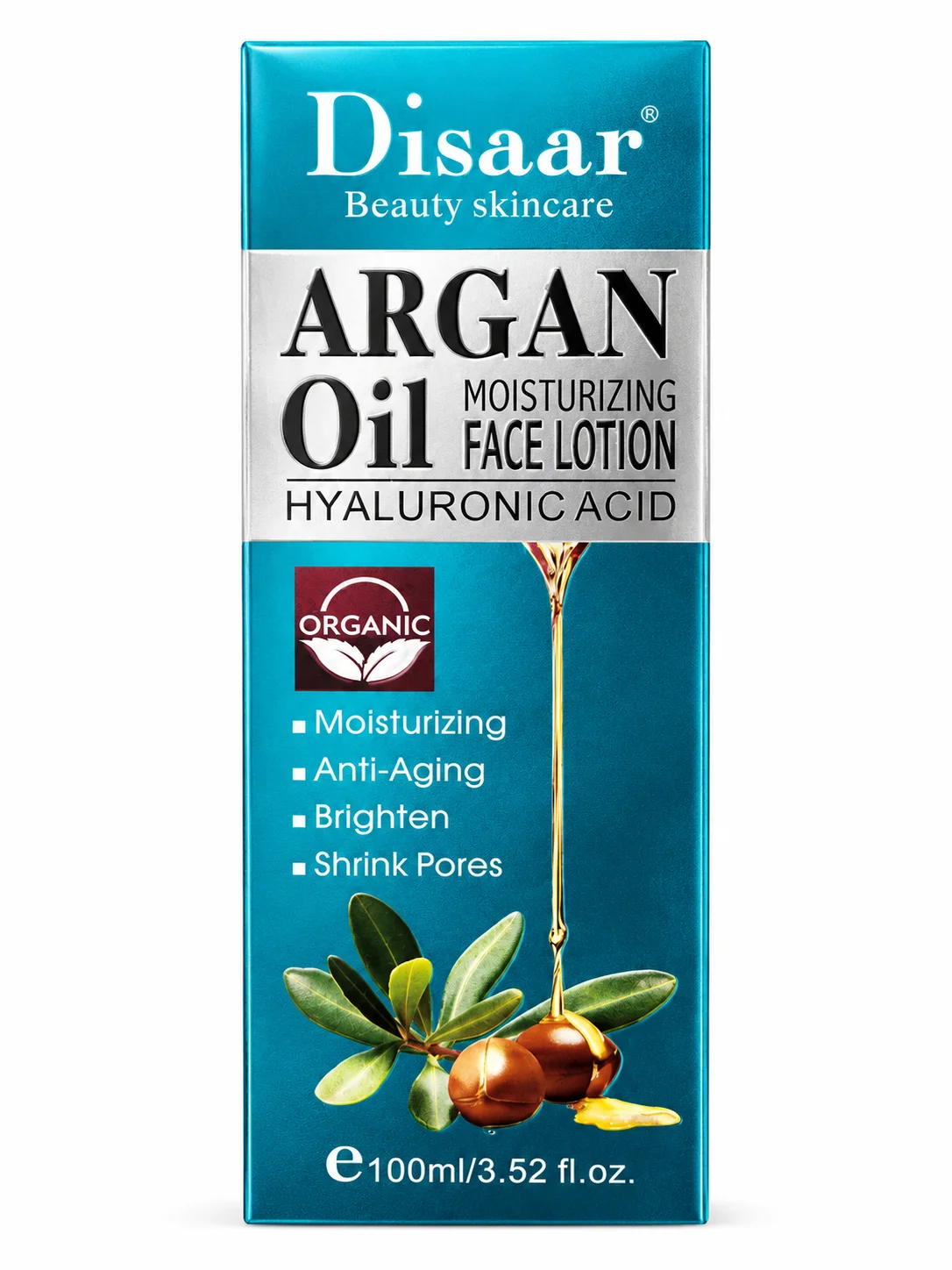 Disaar Argan Oil Moisturizing Face Lotion 100ML