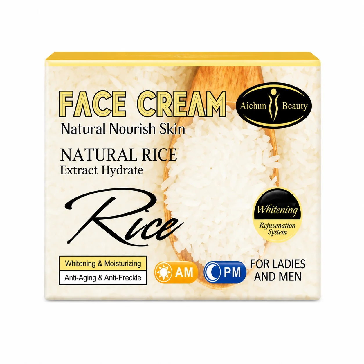 Aichun Beauty Natural Rice Face Cream – 50g