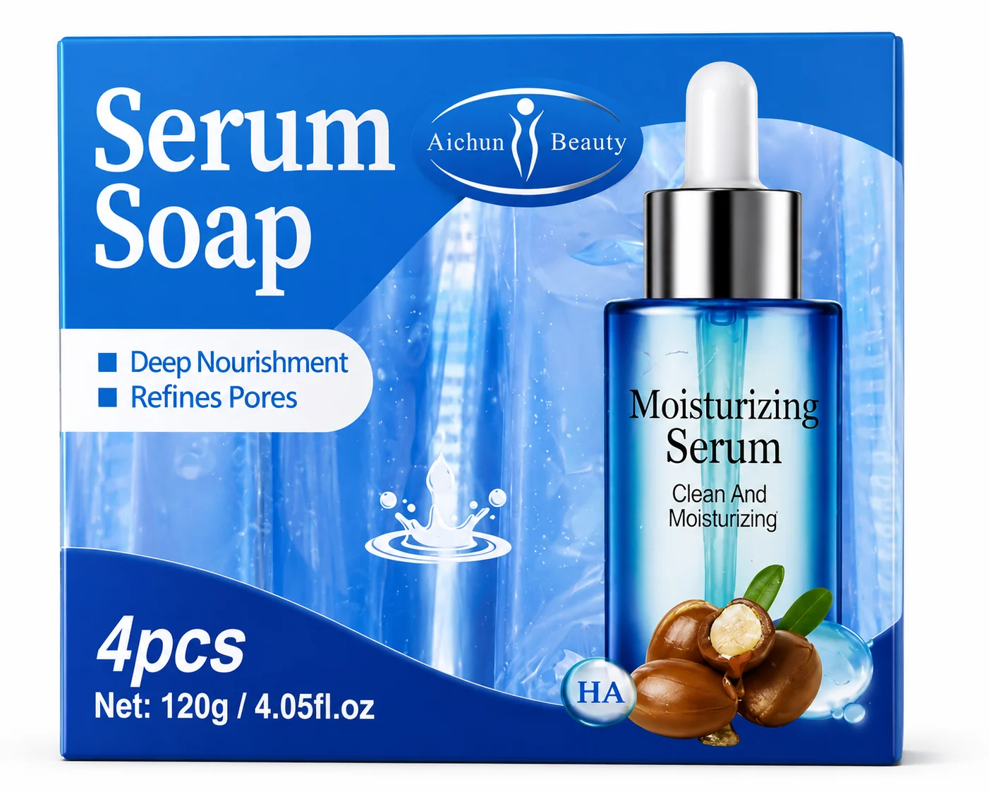 Aichun Beauty Serum Soap – Deep Nourishment & Pore Refining Care