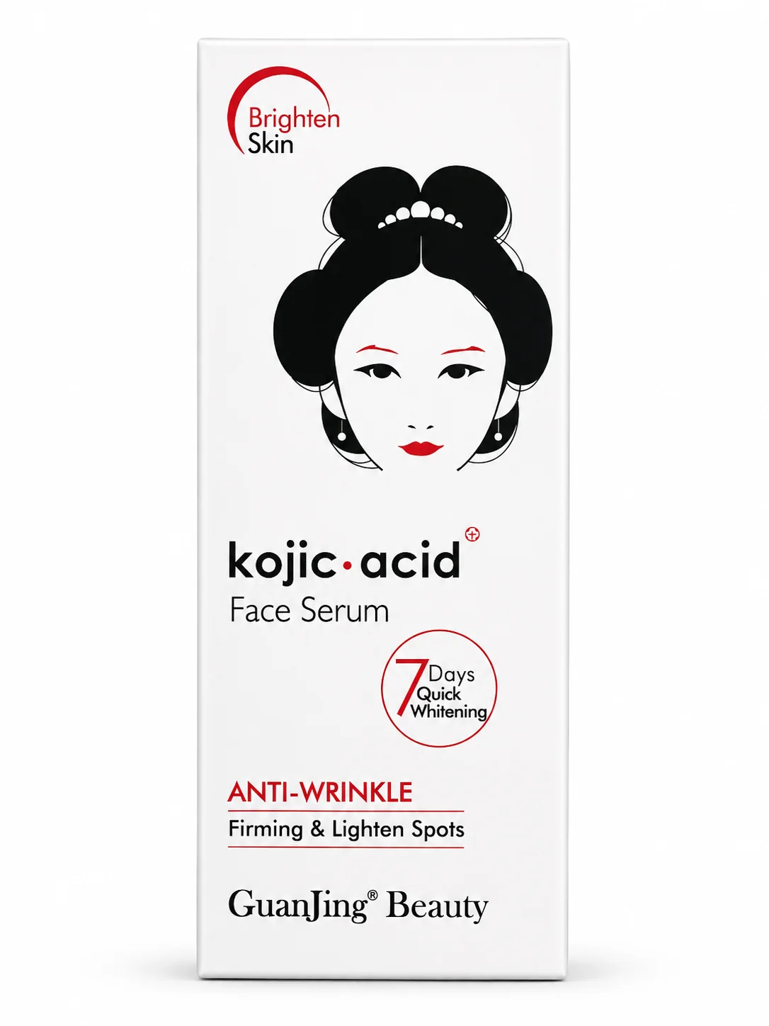 GuanJing Beauty Kojic Acid Face Serum – Anti-Wrinkle Brightening Care