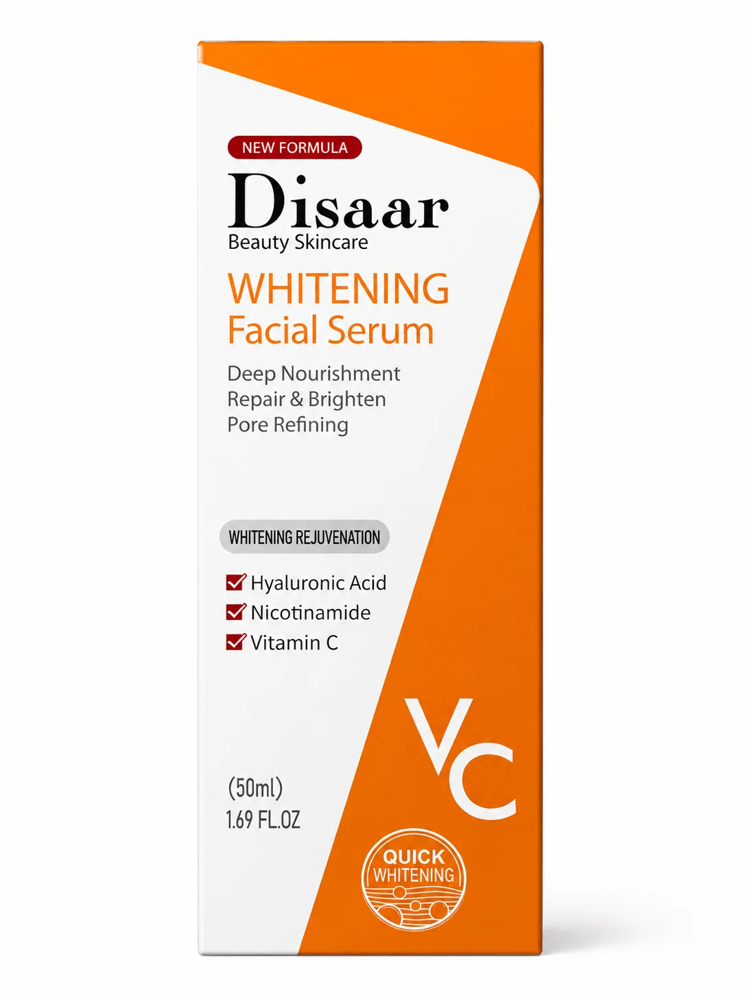Disaar Whitening Facial Serum – Vitamin C Brightening Serum 50ml