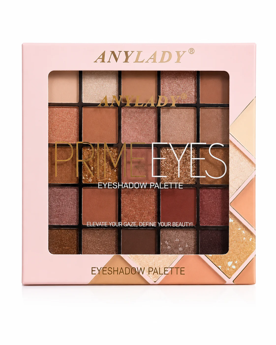 ANYLADY Prime Eyes Eyeshadow Palette – Matte & Glitter Makeup Kit