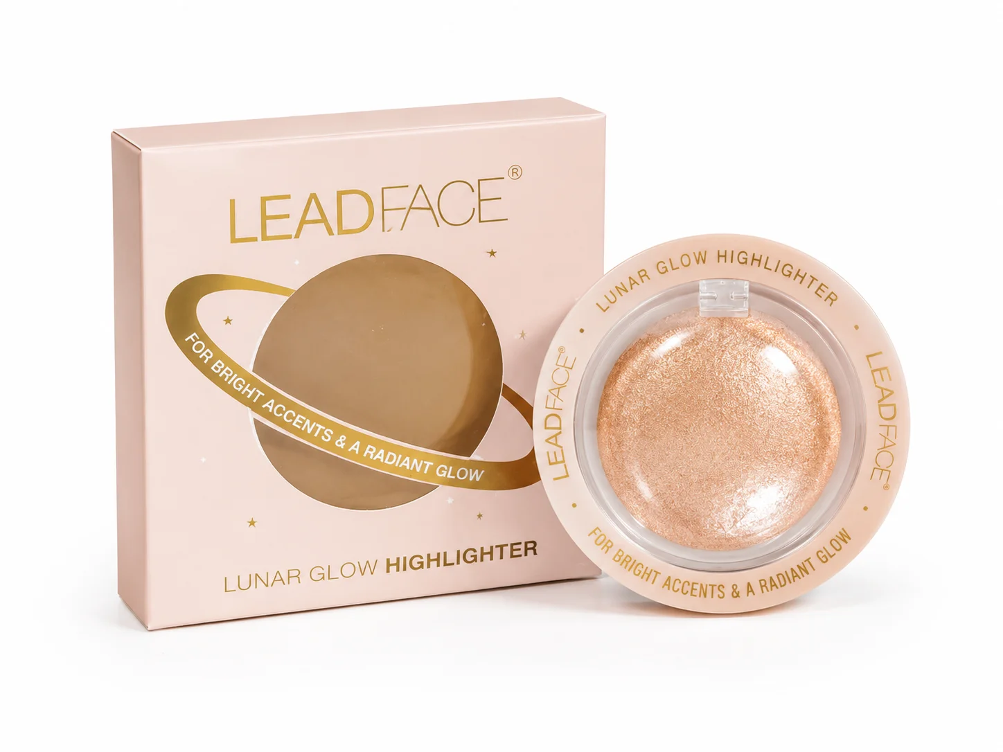 LEADFACE Lunar Glow Highlighter – Radiant Shimmer Face Highlighter