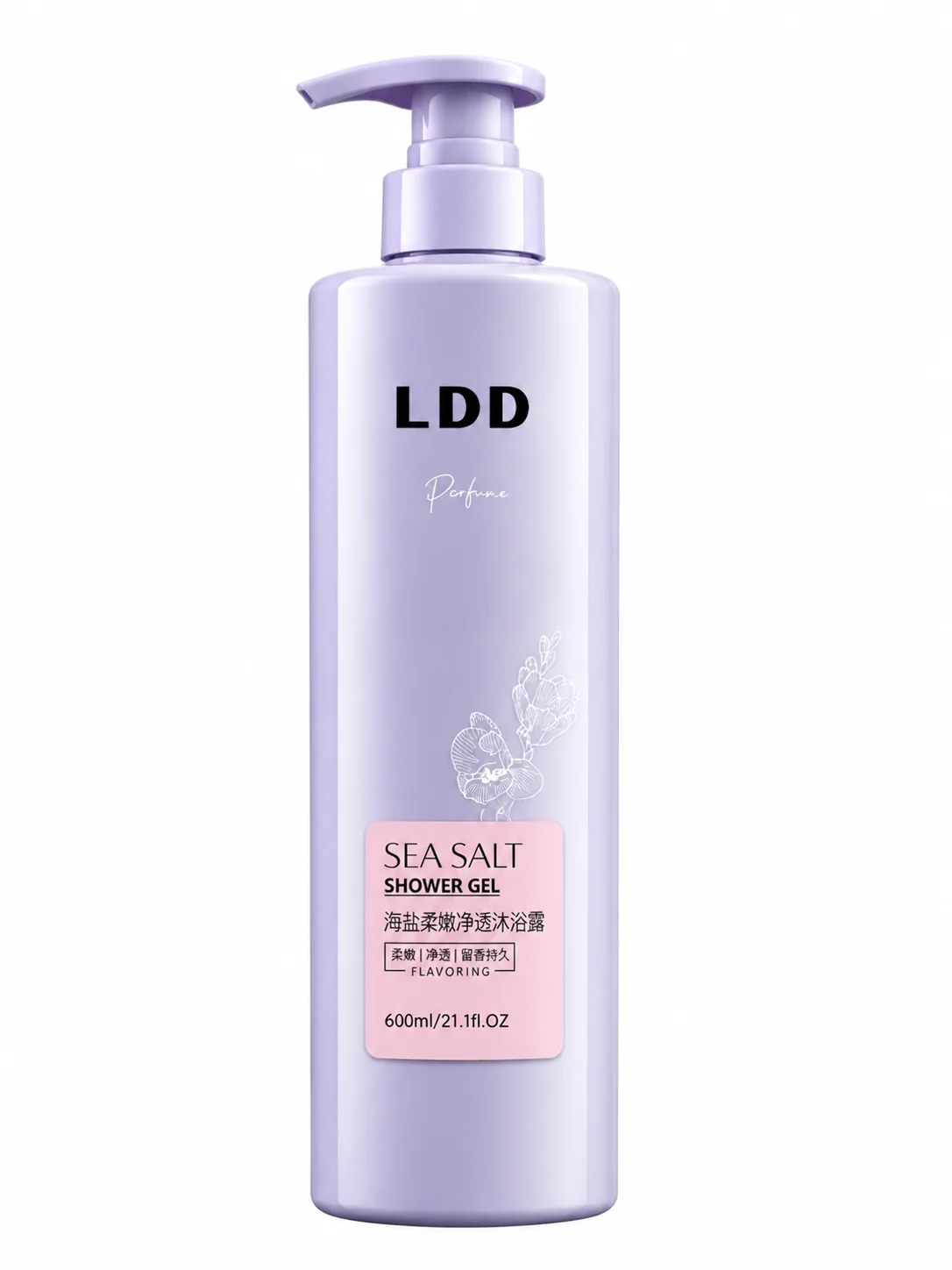 LDD Sea Salt Shower Gel 600ML