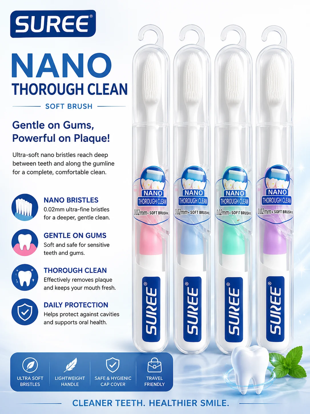 SUREE 662 Ultra Soft Silk Care Toothbrush