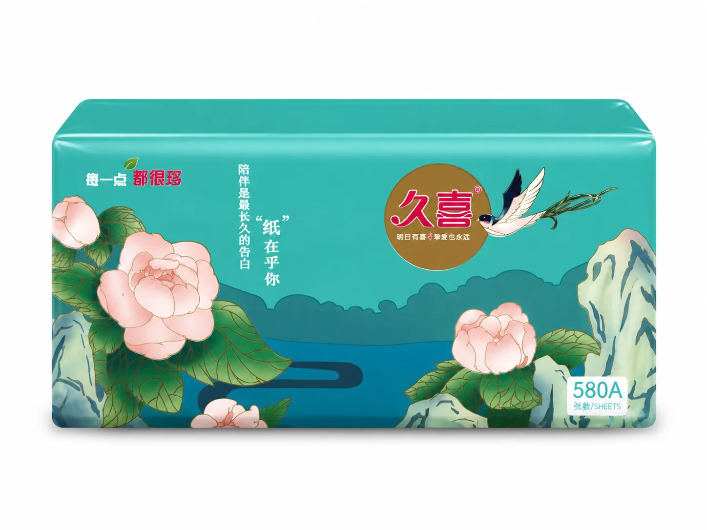 Soft Facial Tissue Pack – Premium Quality Gentle Tissues for Daily Use (580 Sheets)