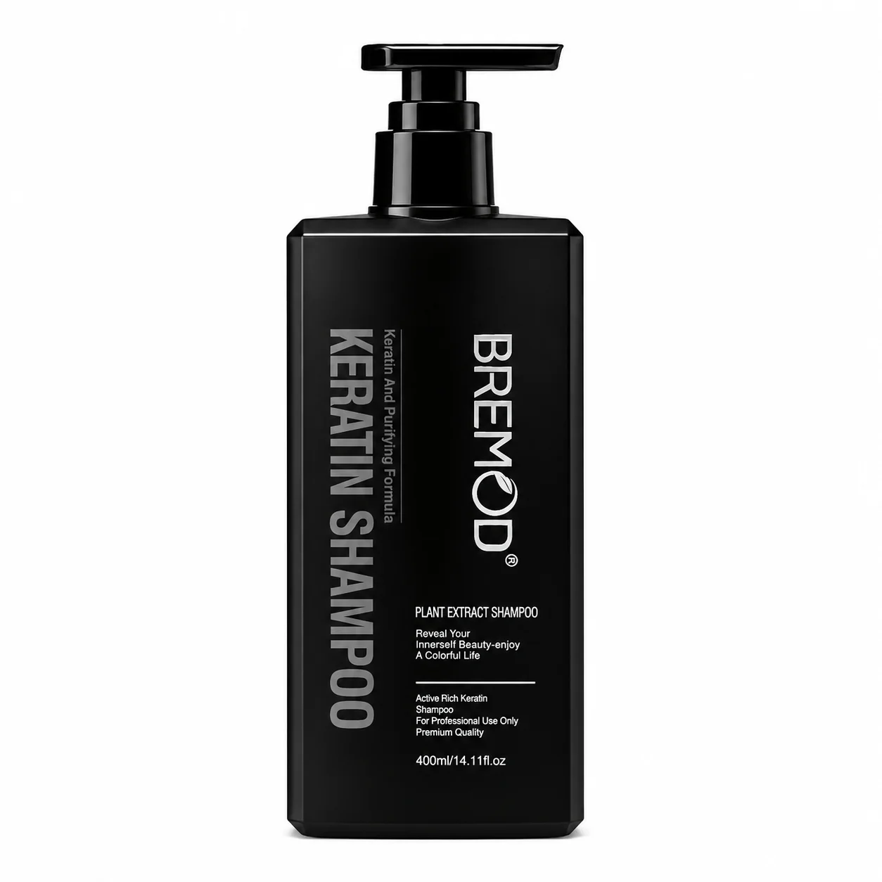 BREMOD Keratin Shampoo – Plant Extract Professional Hair Care 400ml