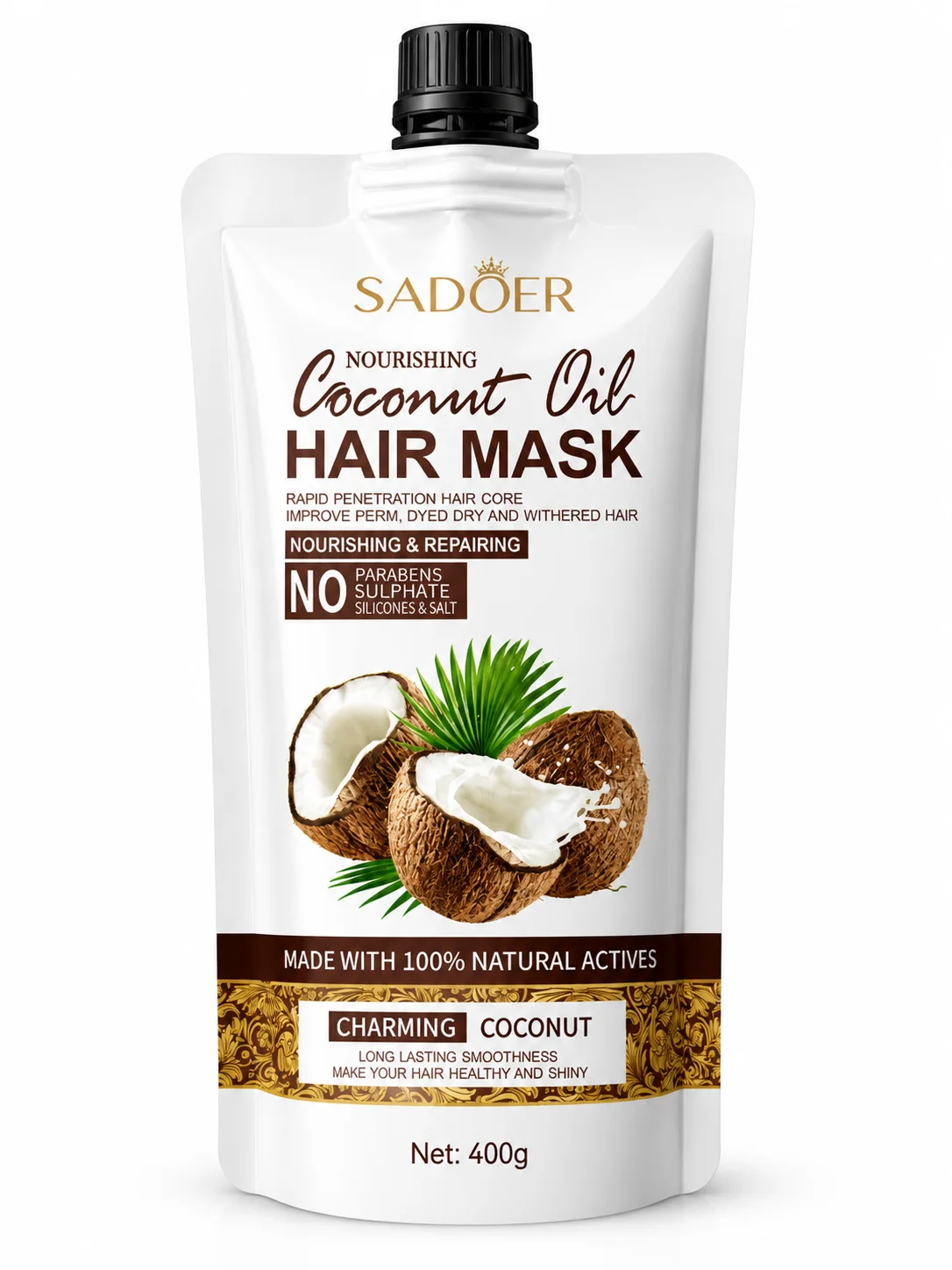 SADOER Nourishing Coconut Oil Hair Mask 400G