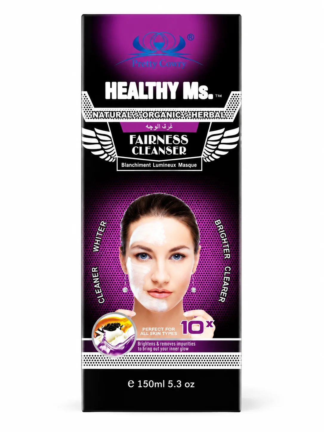 Pretty Cowry Healthy Ms. Fairness Cleanser – (150ml)