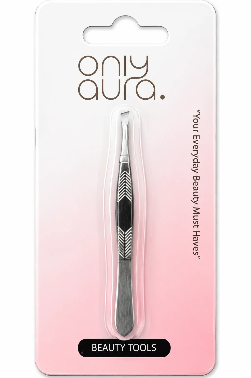 Only Aura Stainless Steel Beauty Tweezer – Precision Grooming Tool