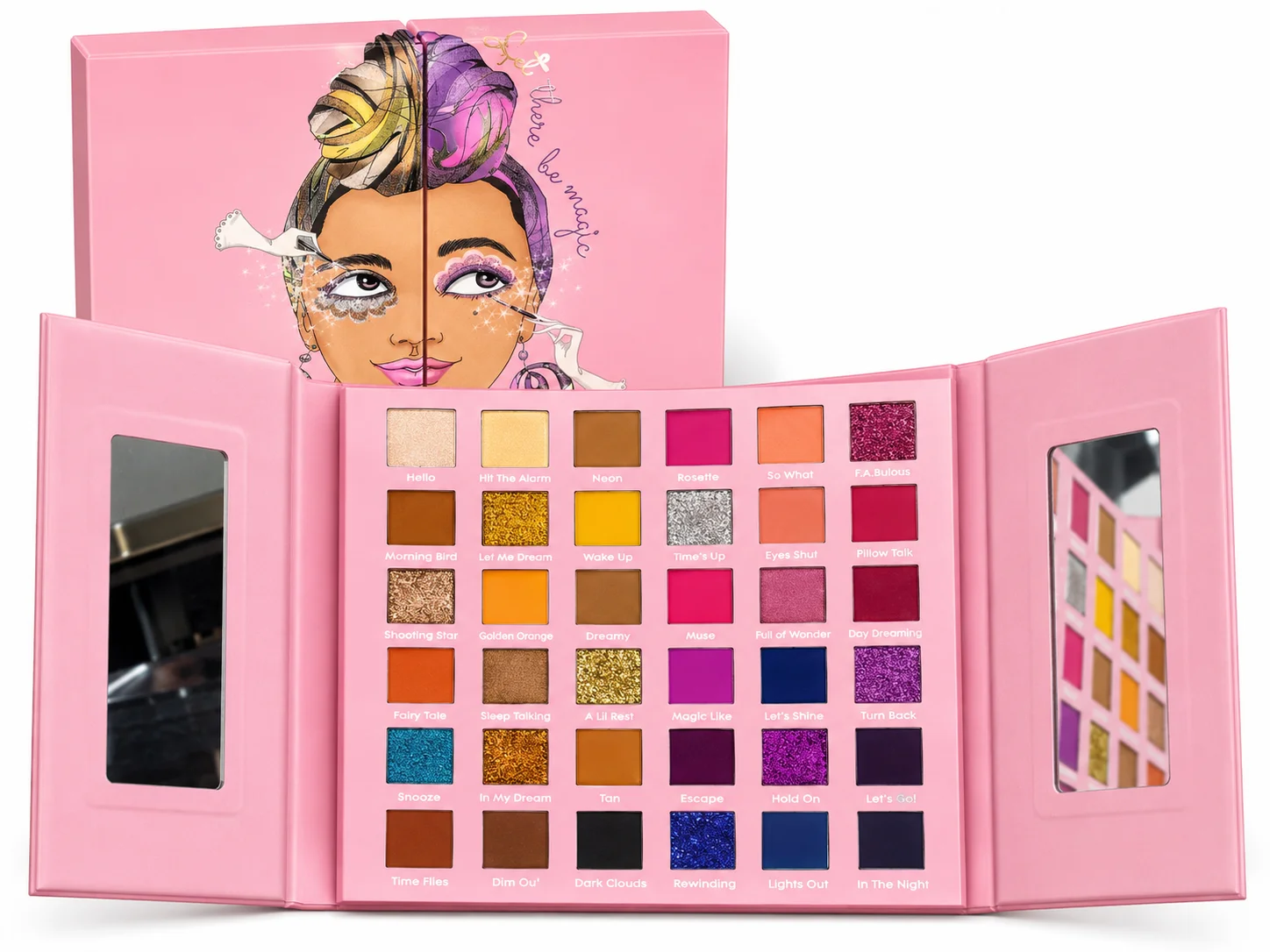 Nancy Ajram 35 Color Eyeshadow Palette – Magic Matte & Glitter Collection