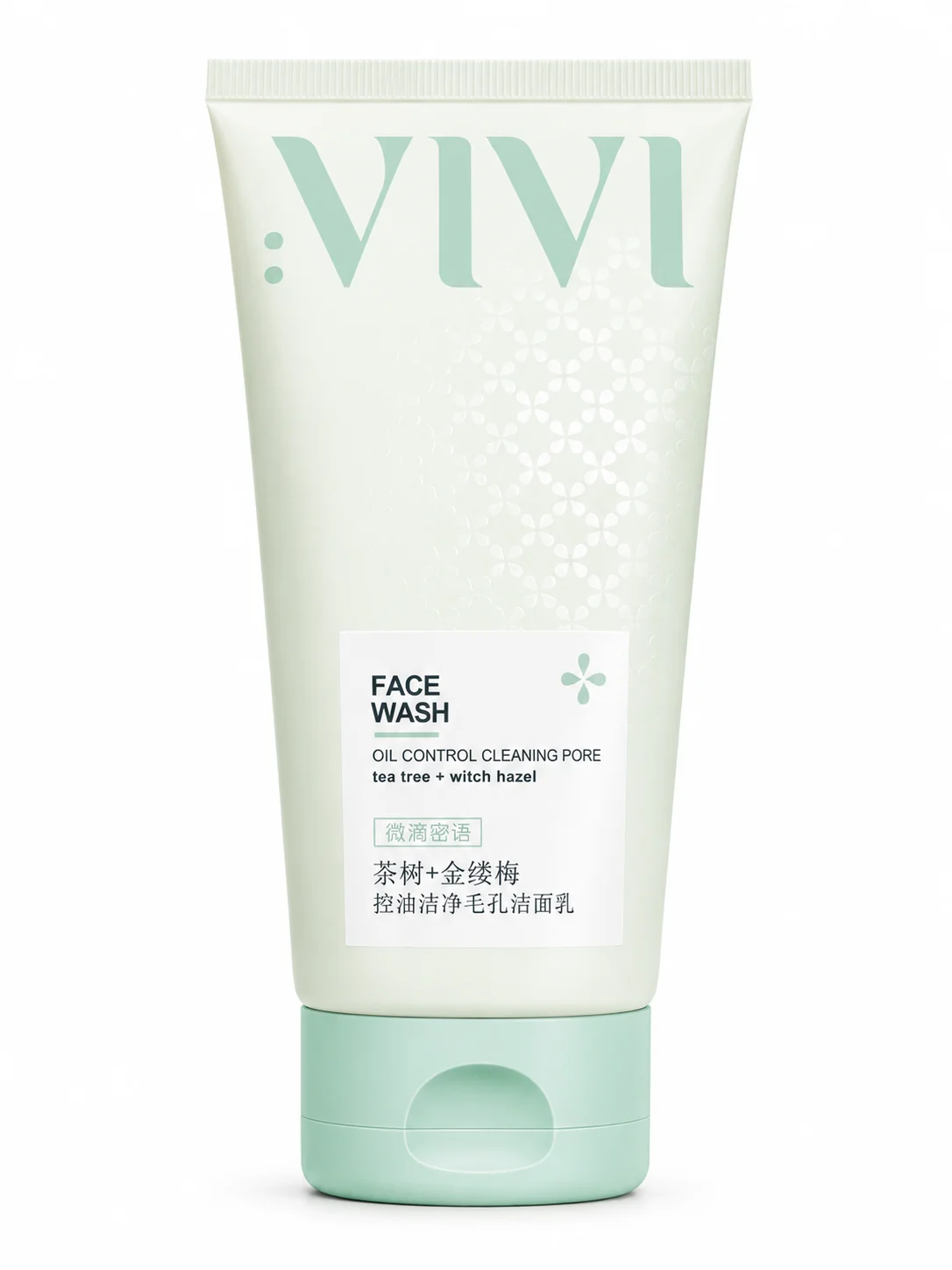 VIVI Tea Tree & Witch Hazel Oil Control Face Wash – Deep Cleansing Face Cleanser