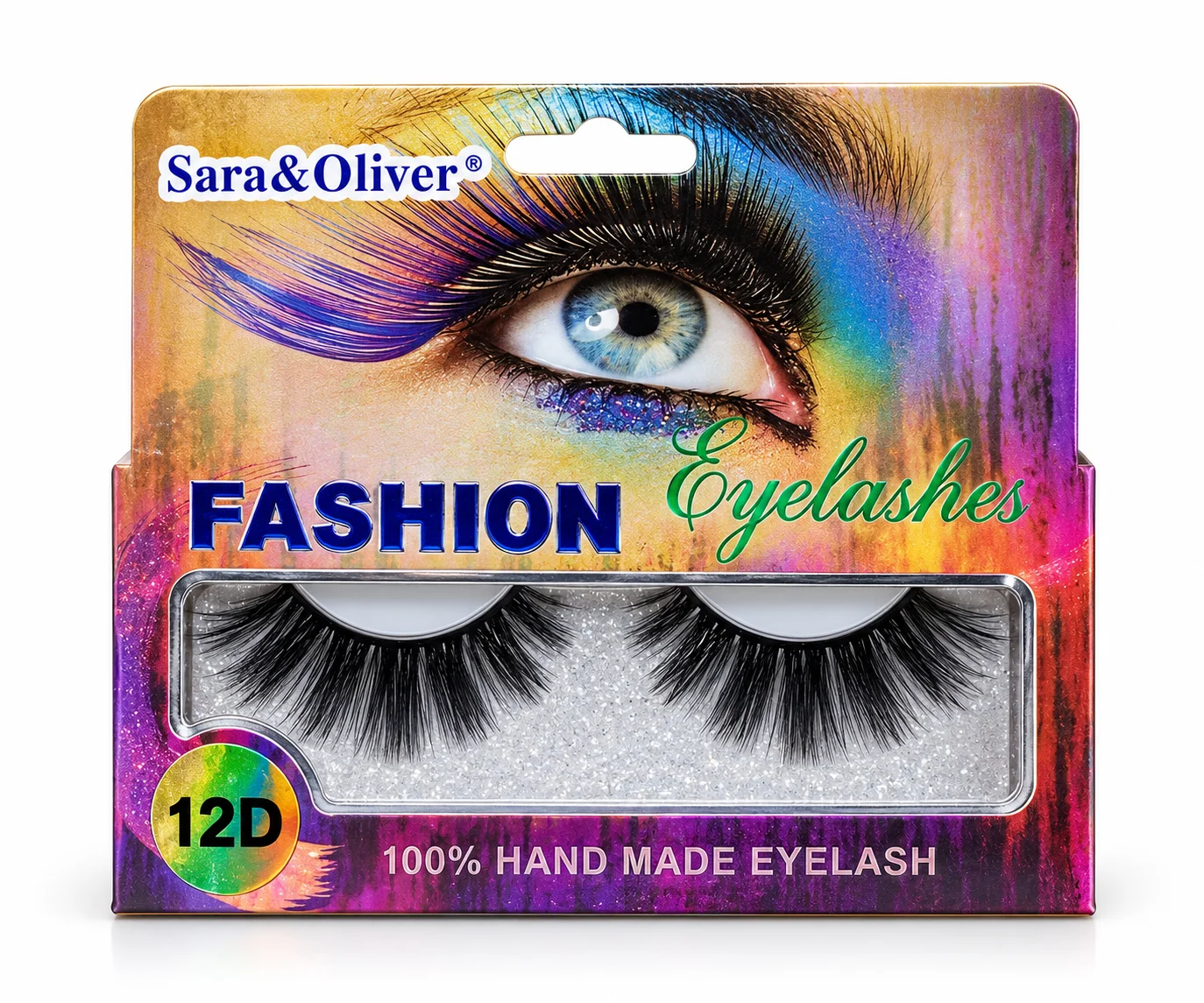 Sara & Oliver 12D Fashion Handmade False Eyelashes