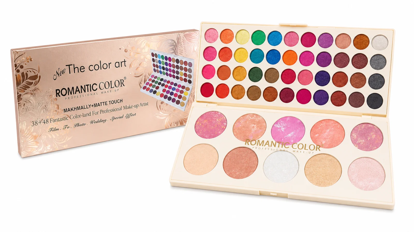 Romantic Color Professional Makeup & Eyeshadow Palette