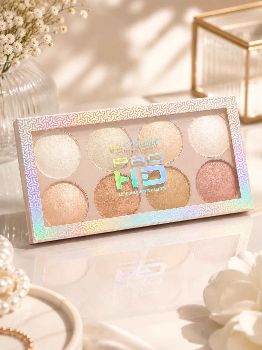 ROMANTIC COLOR Pro HD 8 Shade Face Palette