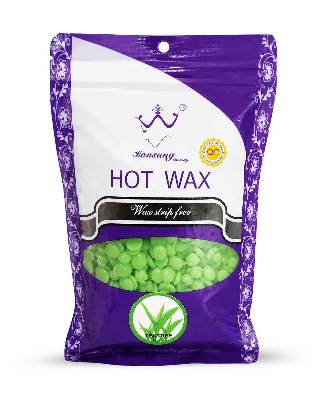 Honsung Beauty Hot Wax – Tea Tree Wax Beans (Wax Strip-Free)