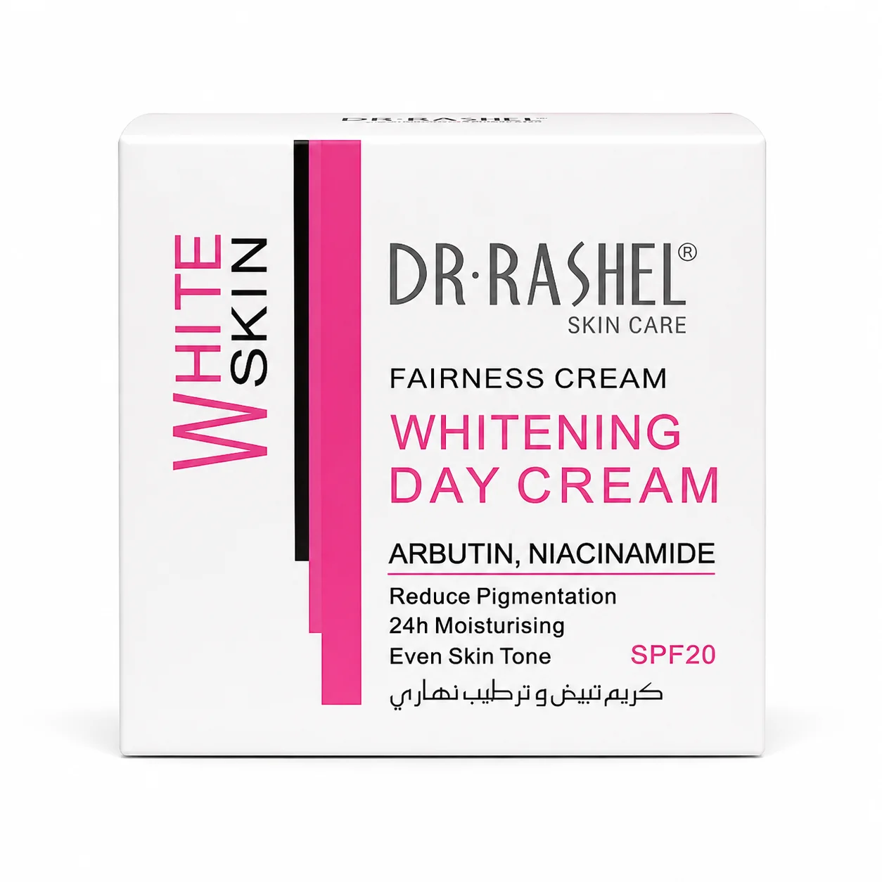 Dr. Rashel White Skin Whitening Day Cream – With Arbutin & Niacinamide, SPF 20