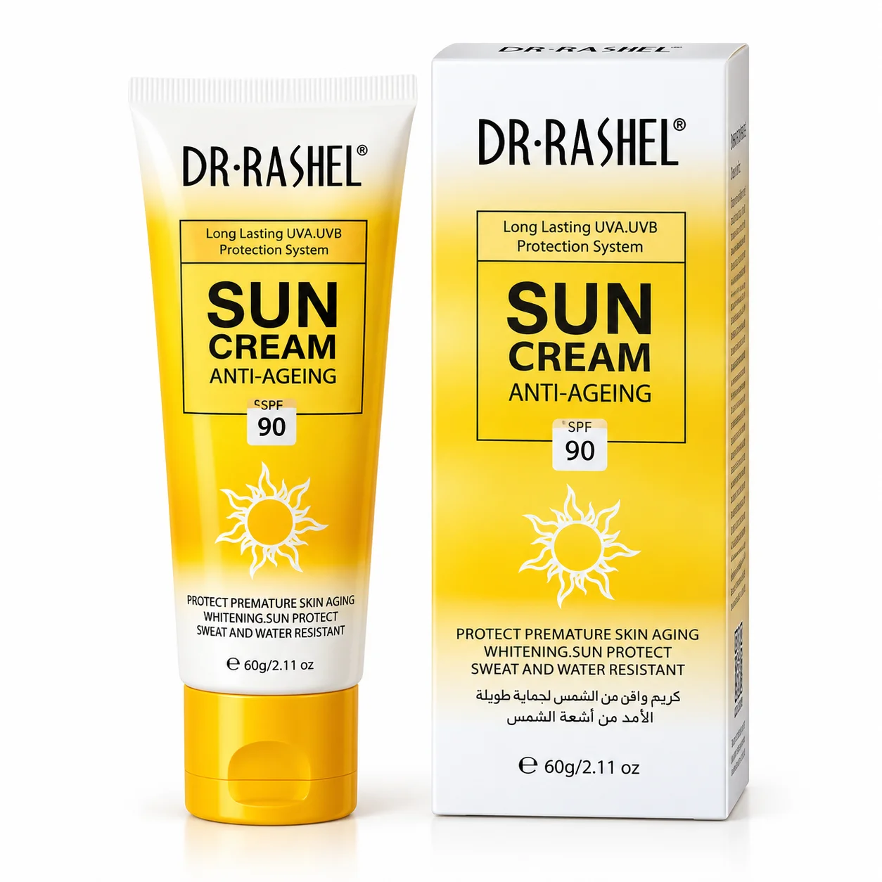 Dr. Rashel Sun Cream SPF 90 – Anti-Ageing UVA/UVB Protection